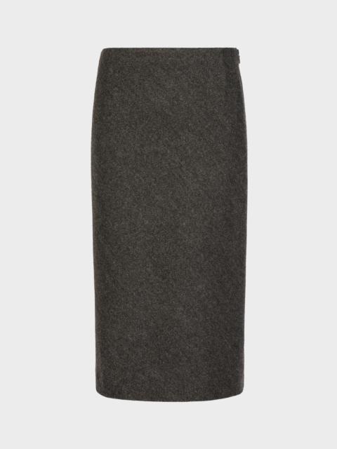 Herringbone A-Line Skirt