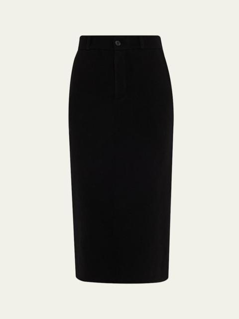 Cashmere Tailored Skirt