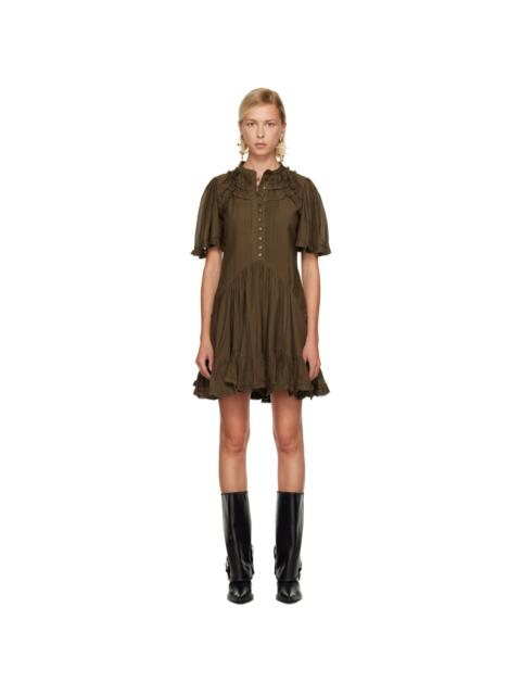 Khaki Celyana Minidress