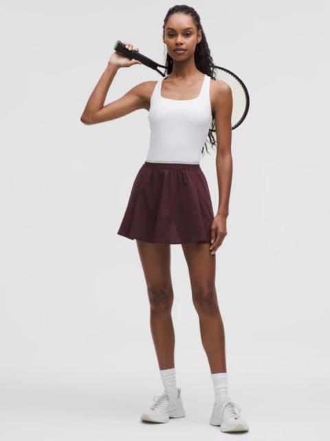 Perforated Narrow Waistband Tennis Skirt