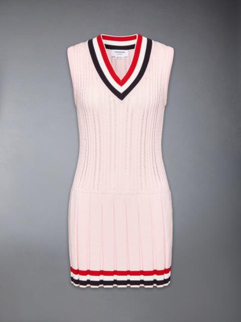 CRICKET RWB STRIPE BABY LADDER CABLE MINI DRESS
