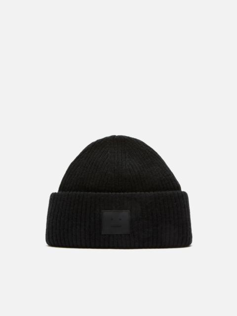 Face logo beanie - Yak - Black