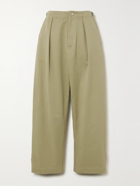 Cotton Tapered Pants