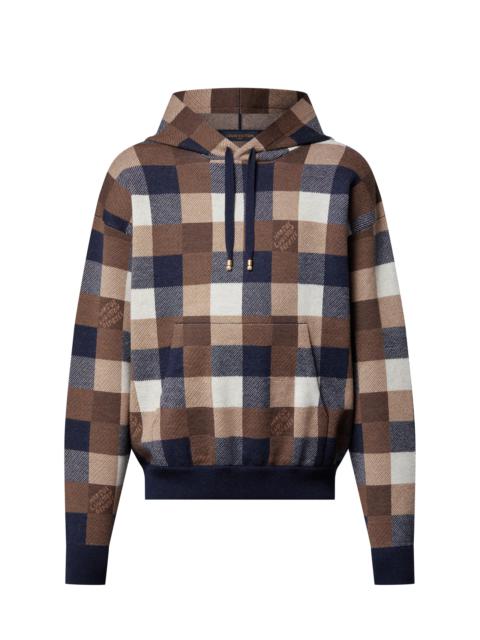 Damier Cashmere And Wool-Blend Hoodie