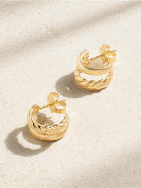 Dy Mercer 18-karat Gold Hoop Earrings