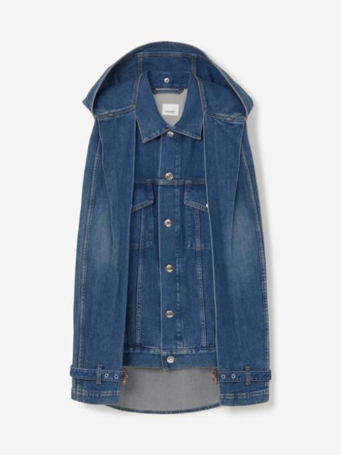 Sleeveless Stonewashed Denim Jacket