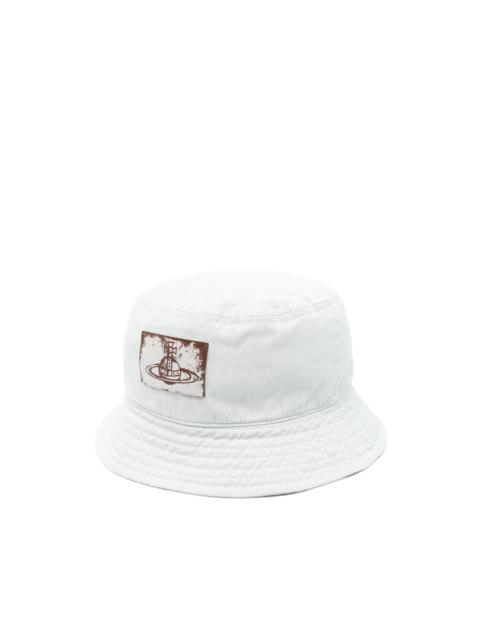 Orb-patch bucket hat