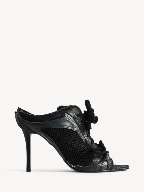 Women's Stapler Sandal Heel in Black