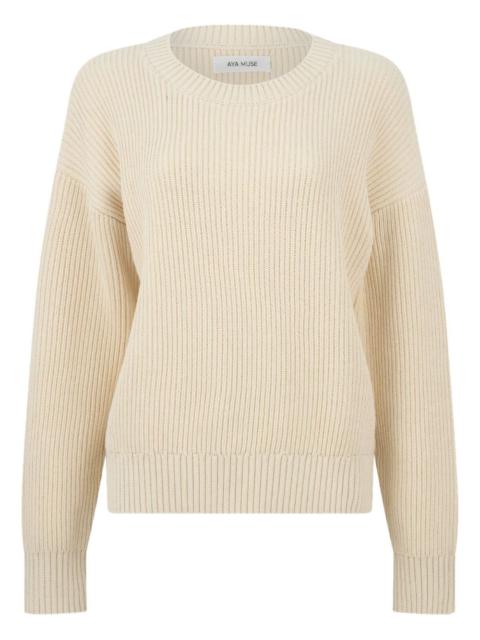 round-neck sweater
