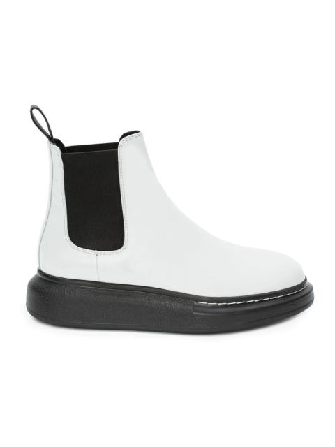 Alexander McQueen Hybrid Chelsea Boot Black White (Women's)