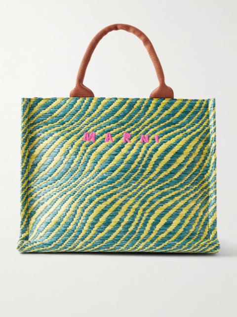 Basket Small Jacquard Tote