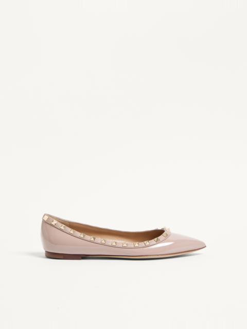 PATENT ROCKSTUD BALLET FLAT