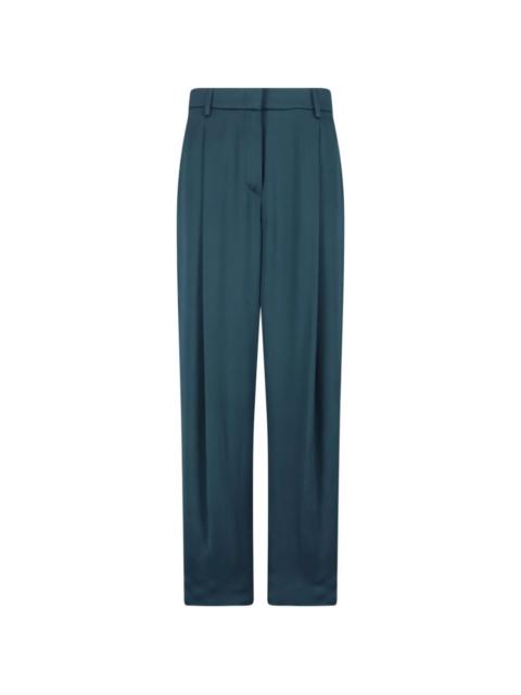 silk tailored trousers