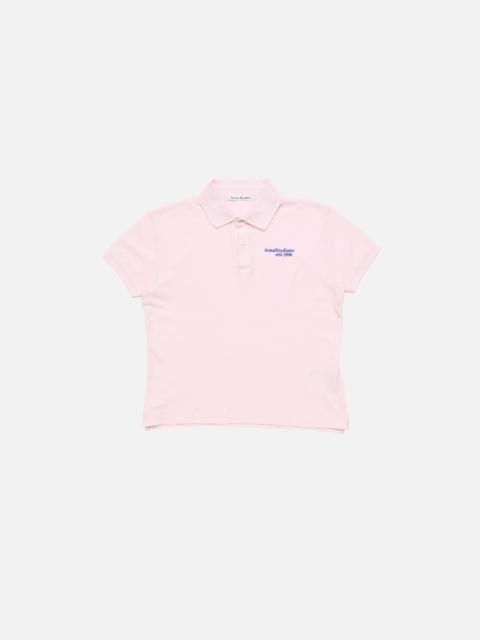 Logo polo t-shirt - Pale Pink