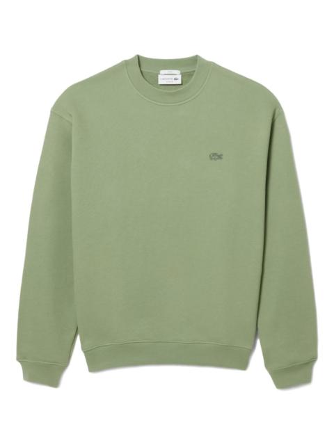 embroidered-logo sweatshirt