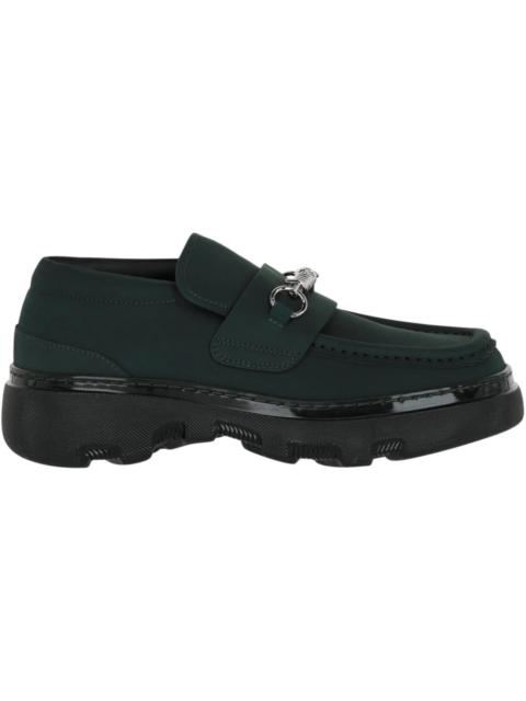 Burberry Creeper Clamp Loafers Green