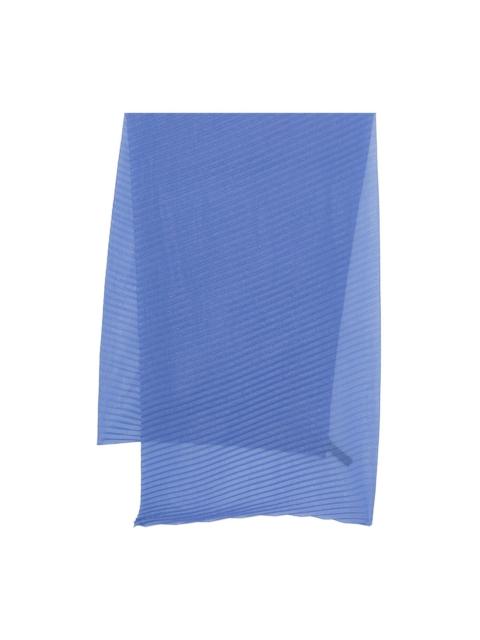 pleated scarf