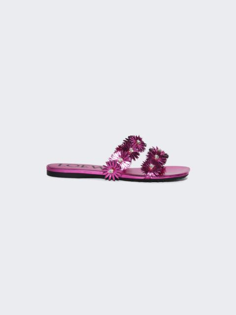 Paula's Ibiza Petal Flower Crystal Sandal Fuchsia