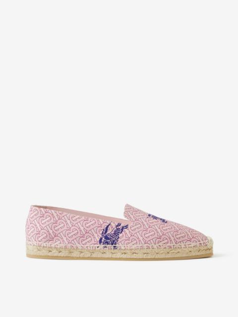 EKD Monogram Cotton Espadrilles