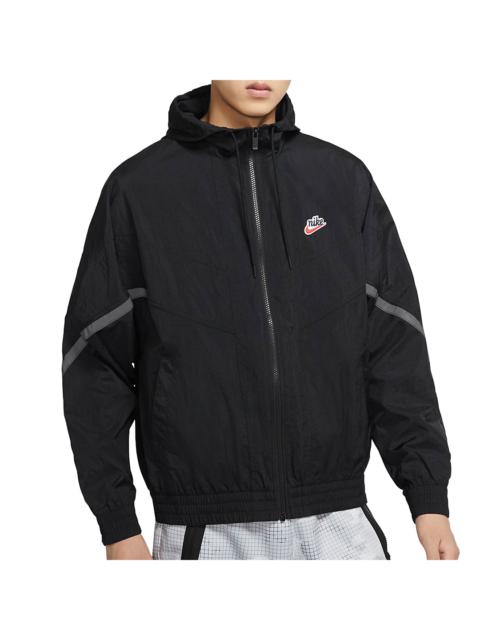 Nike Sportswear Windrunner+ Hooded Reflection Jacket Men Black CZ0782-010