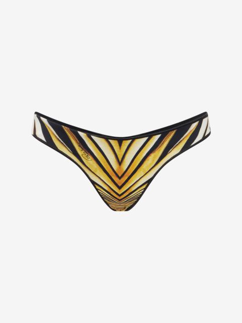 Ray Of Gold Print Bikini Bottom