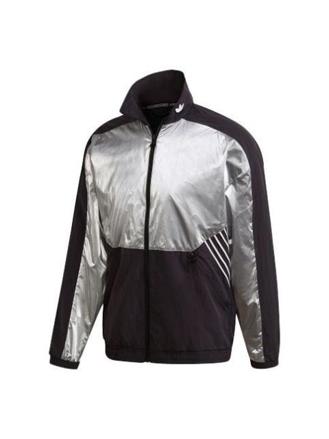 adidas originals TLM 02 Trackt Colorblock Sports Stand Collar Jacket Black GD5801