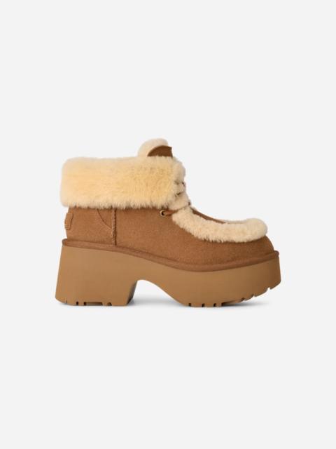 ® Women's Esmee Lace Up Sheepskin Classic Boots in Chestnut