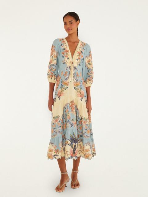 Butter Yellow Boho Beauty Lenzing Ecovero Euroflax Maxi Dress