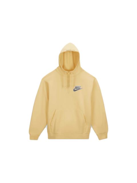 Supreme Nike Half Zip Hooded Sweatshirt Pale Yellow