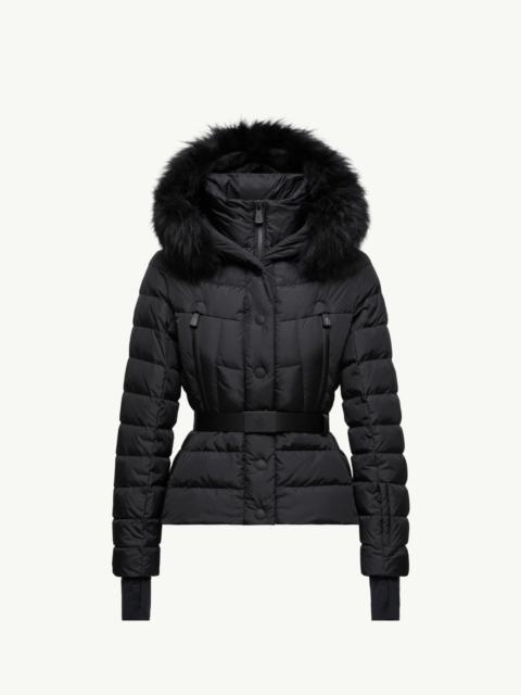 Beverley Hooded Shearling-Trimmed Ski Down Jacket