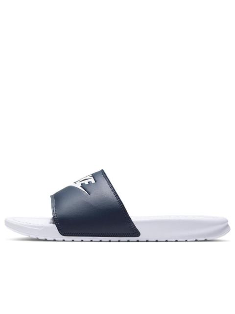 Nike Benassi JDI Mismatch Navy/White 818736-410