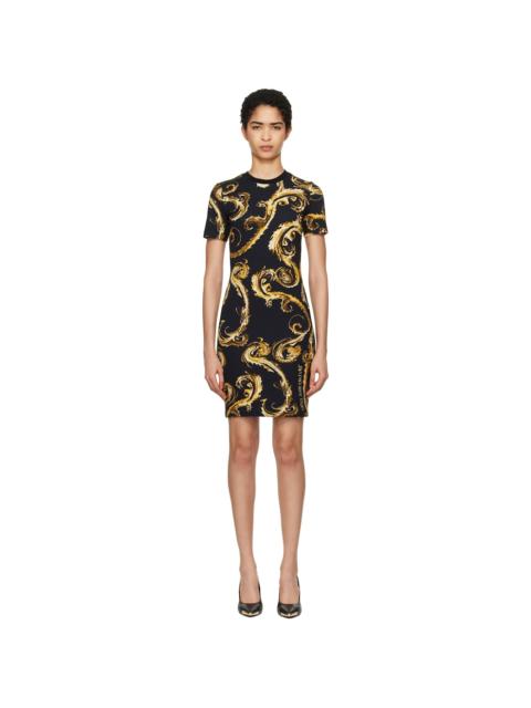 Black Chromo Couture T-Shirt Minidress