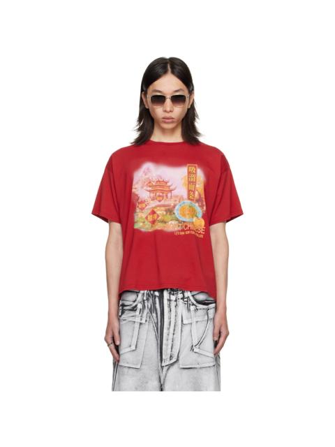 Red Slurp Noodles Box T-shirt
