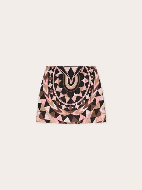 MANUBA PRINT SILK SKIRT