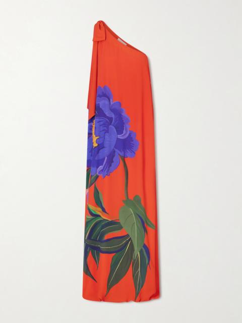 Lani Floral-print Satin-crepe Maxi Dress