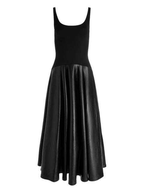 Adley drop-waist midi dress