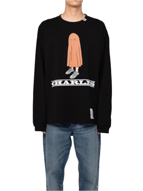 CHARLES Printed Long Sleeve T-shirt