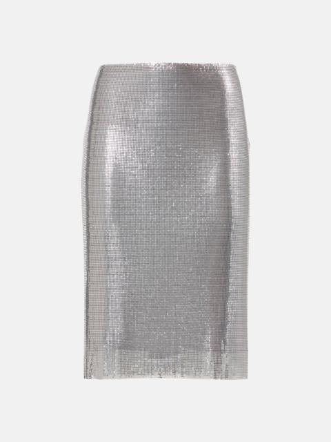 Chainmail pencil skirt