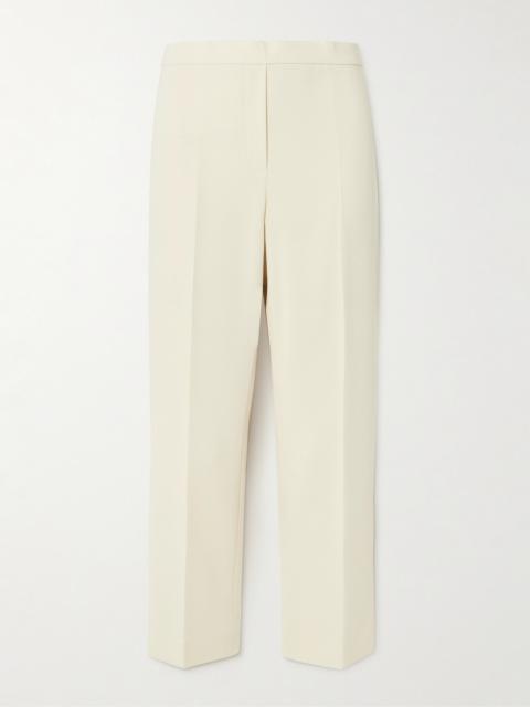 Treeca Crepe Cropped Slim-leg Pants