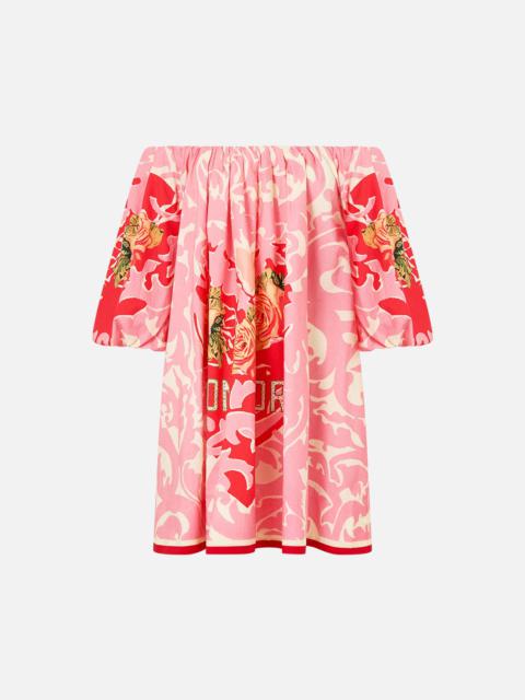 OFF SHOULDER PUFF DRESS