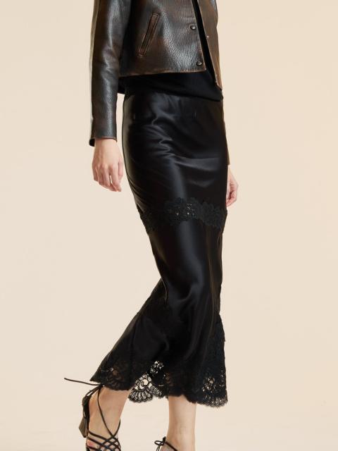 Garbo Silky Lace Skirt