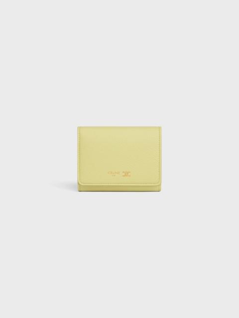 FINE WALLET IN SUPPLE GRAINED CALFSKIN