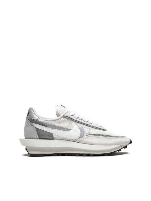 x sacai LdWaffle "White/Grey" sneakers