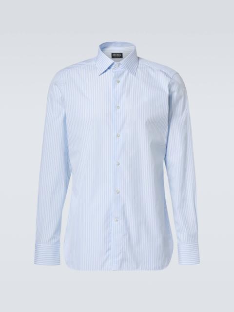 Striped cotton Oxford shirt