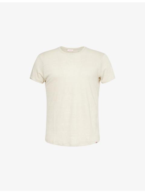 OB-T Crewneck Linen-Jersey T-Shirt