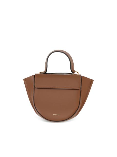 mini Hortensia leather tote bag