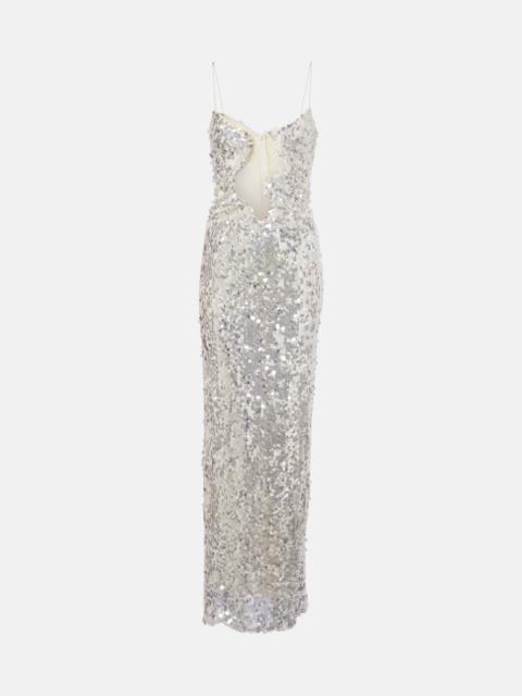 Salacia embellished gown