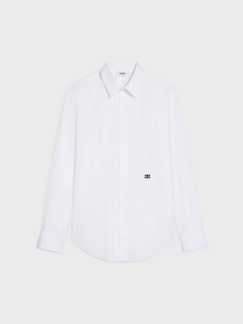 loose shirt in cotton poplin
