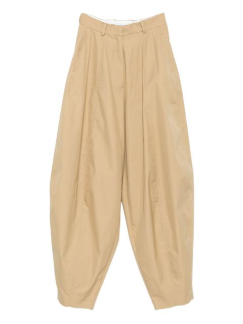 balloon pleated trousers