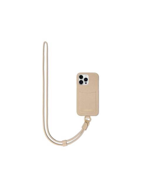 Sling leather iPhone 14 Pro phone case